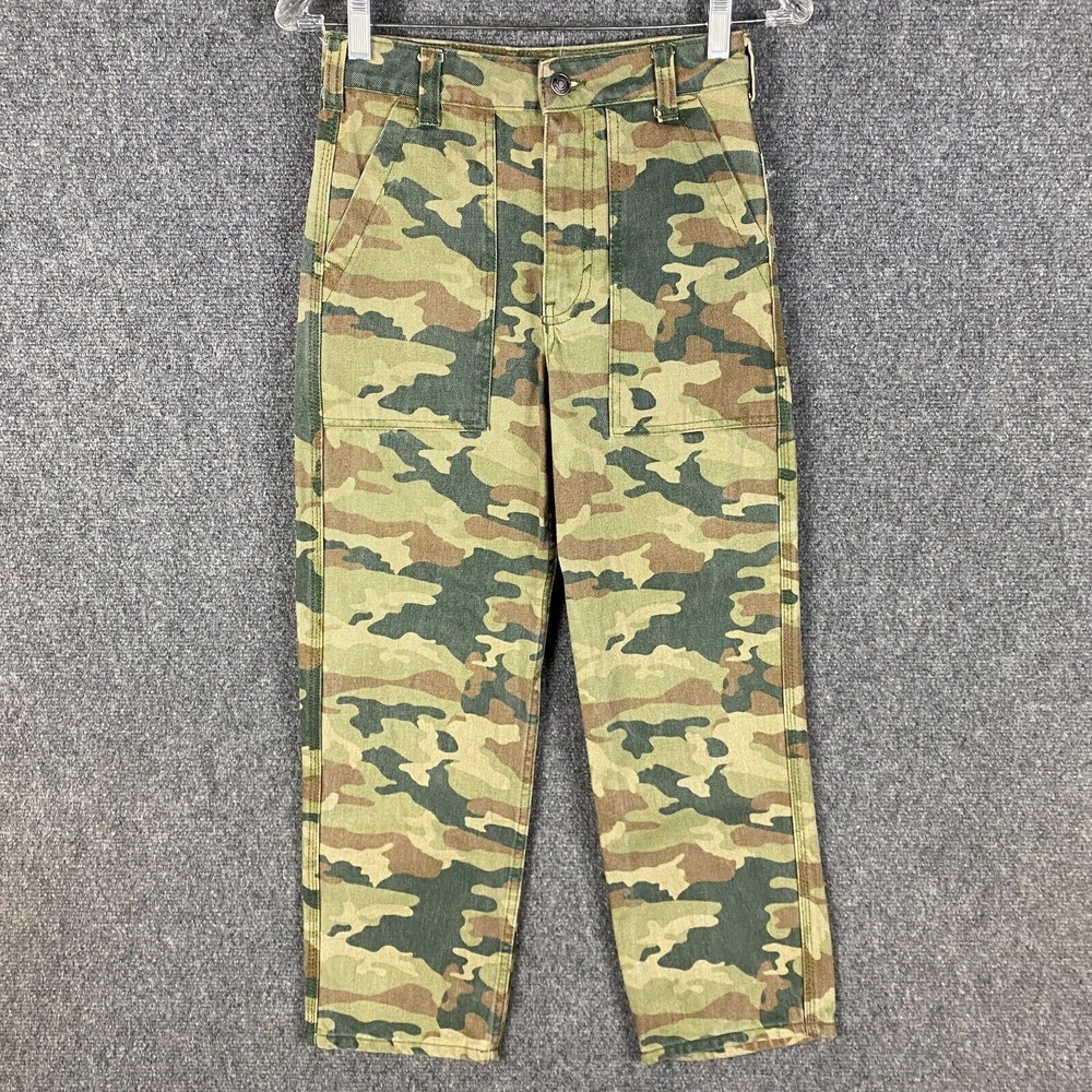 We The Free Jeans Women's 24 Camouflage Capri‎ High Rise 100% Cotton